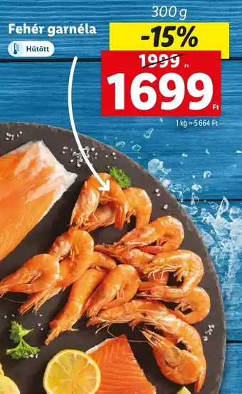 Lidl Fehér garnéla 300g ajánlat