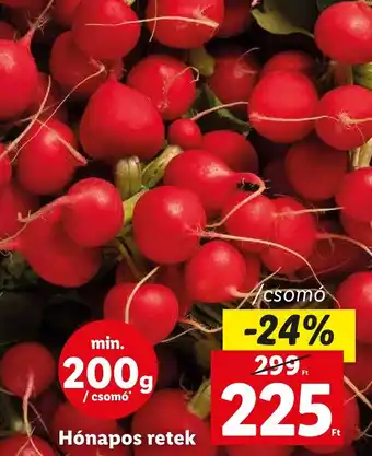 Lidl Hónapos retek ajánlat
