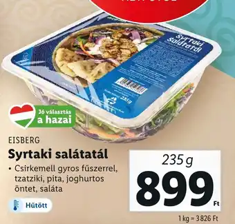 Lidl EISBERG Syrtaki salátatál 235g ajánlat