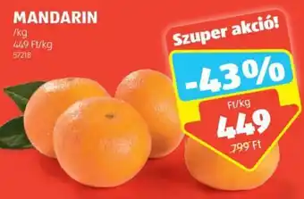 ALDI MANDARIN 1kg ajánlat