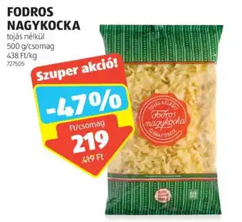 ALDI FODROS NAGYKOCKA 500g ajánlat