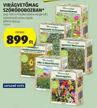 ALDI VIRÁGVETŐMAG SZÓRÓDOBOZBAN ajánlat