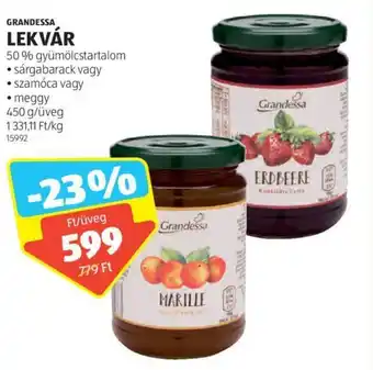 GRANDESSA LEKVÁR 450g
