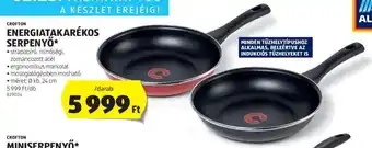ALDI CROFTON ENERGIATAKARÉKOS SERPENYŐ 24cm 1db ajánlat