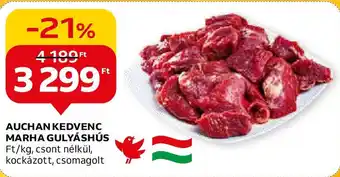 Auchan AUCHAN KEDVENC MARHA GULYÁSHÚS ajánlat