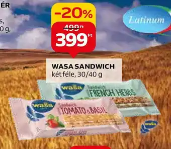 Auchan WASA SANDWICH 30/40g ajánlat