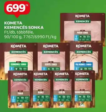 Auchan KOMETA KEMENCÉS SONKA 90g/100g ajánlat
