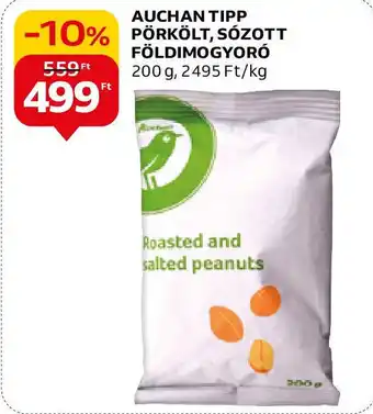 Auchan AUCHAN TIPP PÖRKÖLT, SÓZOTT FÖLDIMOGYORÓ 200g ajánlat