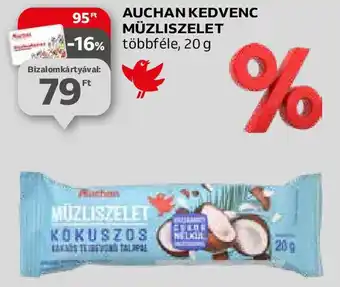Auchan AUCHAN KEDVENC MÜZLISZELET 20g ajánlat