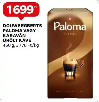 Auchan DOUWE EGBERTS PALOMA VAGY KARAVÁN ŐRÖLT KÁVÉ 450g ajánlat