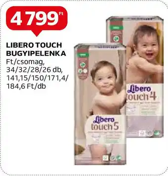 Auchan LIBERO TOUCH BUGYIPELENKA 26-34db ajánlat