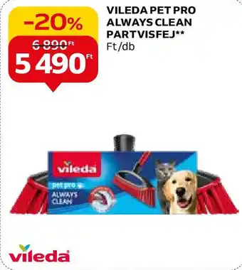 Auchan VILEDA PET PRO ALWAYS CLEAN PARTVISFEJ ajánlat