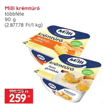 Spar Milli krémtúró 90g ajánlat