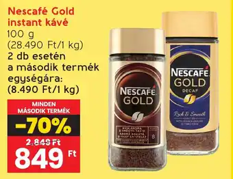 Spar Nescafé Gold instant kávé 100g ajánlat