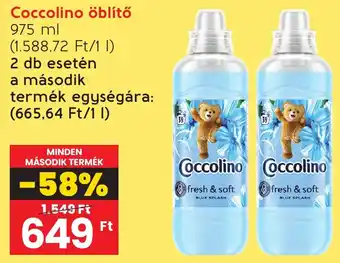 Spar Coccolino öblítő 975ml ajánlat