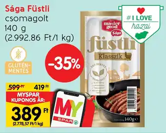 Spar Sága Füstli 140g ajánlat