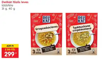 Spar Delikát főzős leves 31-40g ajánlat