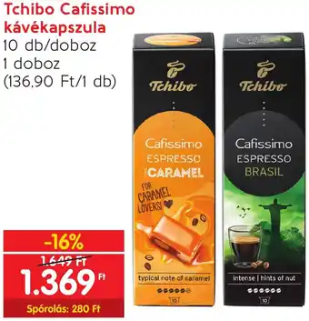 Spar Tchibo Cafissimo kávékapszula 10db ajánlat