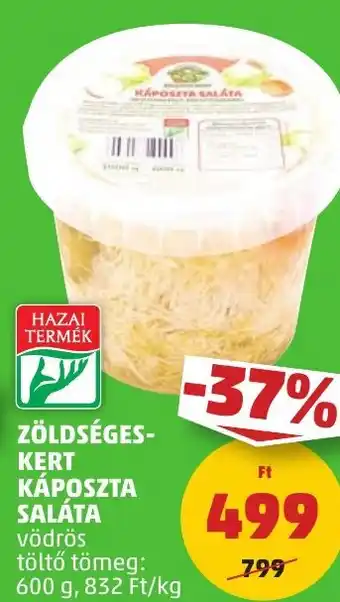 PENNY ZÖLDSÉGES KERT KÁPOSZTA 600g ajánlat