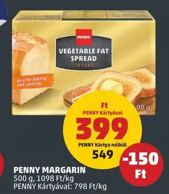 PENNY PENNY MARGARIN 500g ajánlat