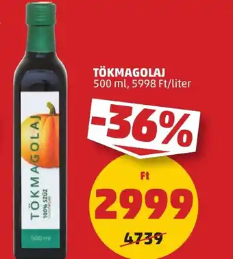 PENNY TÖKMAGOLAJ 0,5l ajánlat