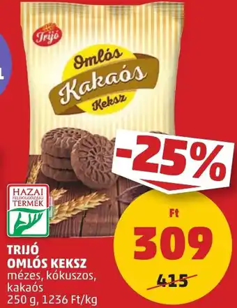 PENNY TRIJÓ OMLÓS KEKSZ 250g ajánlat