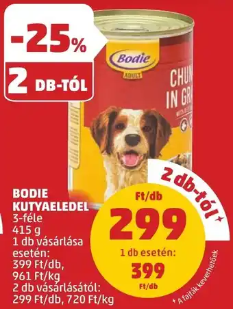PENNY BODIE KUTYAELEDEL 415g ajánlat