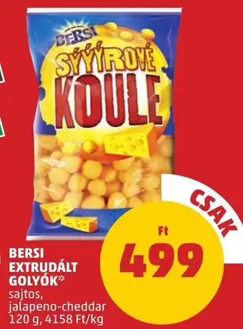 PENNY BERSI EXTRUDÁLT GOLYÓK 120g ajánlat
