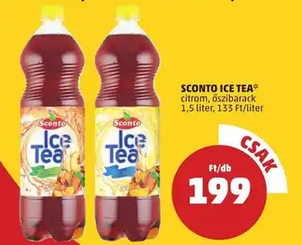 PENNY SCONTO ICE TEA 1,5l ajánlat