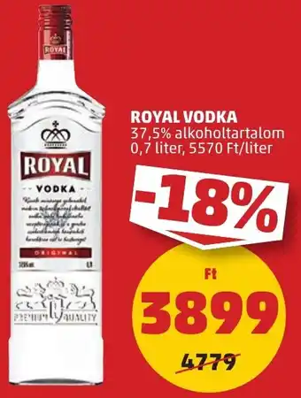 PENNY ROYAL VODKA 37,5% 0,7l ajánlat