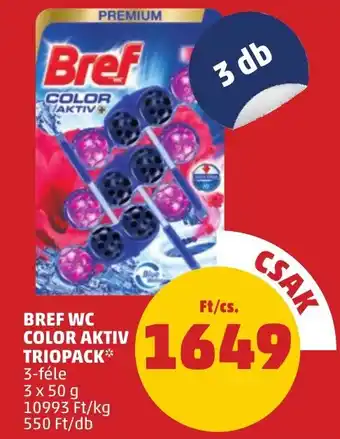 PENNY BREF WC COLOR AKTIV TRIOPACK 3x50g ajánlat