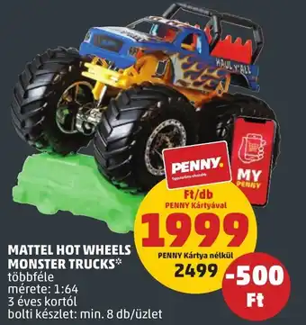 MATTEL HOT WHEELS MONSTER TRUCKS