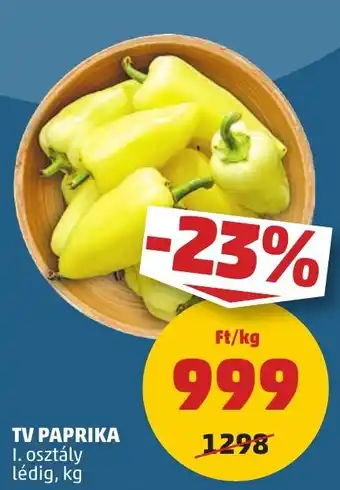 PENNY TV PAPRIKA 1kg ajánlat