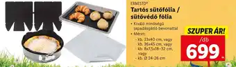 Lidl ERNESTO Tartós sütőfólia, sütővédő fólia ajánlat