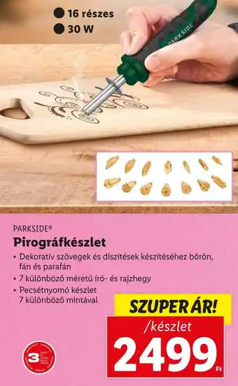 Lidl PARKSIDE 16 részes 30w ajánlat