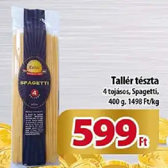 Coop Tallér tészta 4 tojásos, Spagetti, 400 g ajánlat