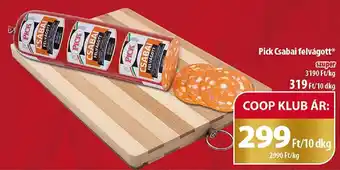 Coop Pick Csabai felvágott 10dkg ajánlat