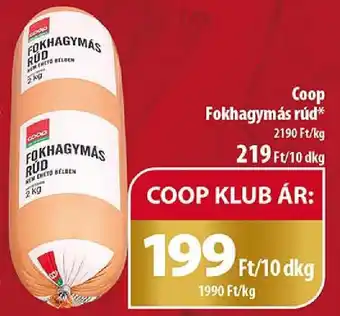Coop Coop Fokhagymás rúd 10dkg ajánlat