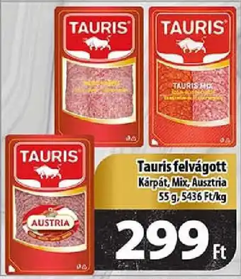 Coop Tauris felvágott 55g ajánlat