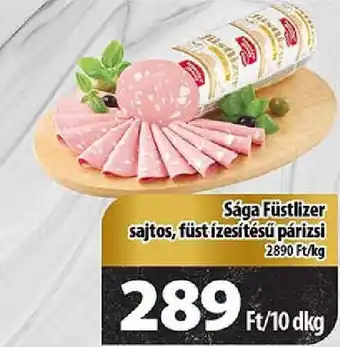 Coop Sága Füstlizer sajtos, füst ízesítésű párizsi 10dkg ajánlat