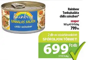 Rainbow Tonhalsaláta chilis szószban185g