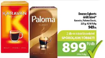 Coop Douwe Egberts őrölt kávé 225g ajánlat