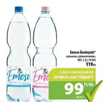 Coop Emese Ásványvíz 1.5l ajánlat