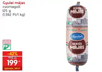 Interspar Gyulai májas 125g ajánlat
