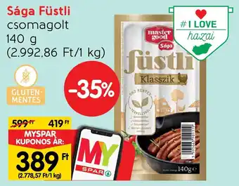 Interspar Sága Füstli 140g ajánlat