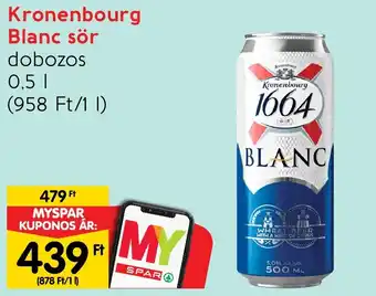 Kronenbourg Blanc sör 0,5l