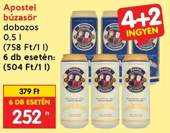 Apostel búzasör 0,5l 6db
