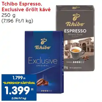 Interspar Tchibo Espresso, Exclusive őrölt kávé 250g ajánlat