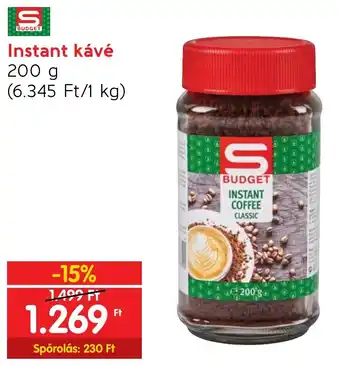 Interspar Instant kávé 200g ajánlat