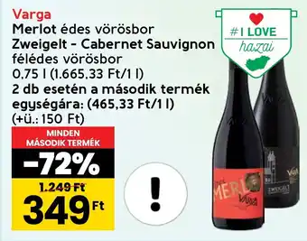 Interspar Varga 0.75l ajánlat